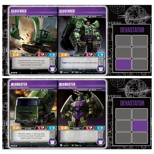 Transformers Trading Card Game - Devastator Deck