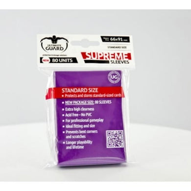 Ultimate Guard - Supreme Sleeves 80 Units - Purple