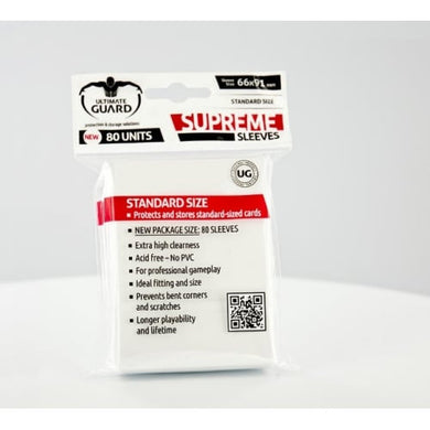 Ultimate Guard - Supreme Sleeves 80 Units - White
