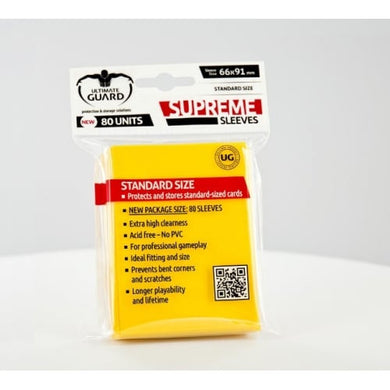 Ultimate Guard - Supreme Sleeves 80 Units - Yellow