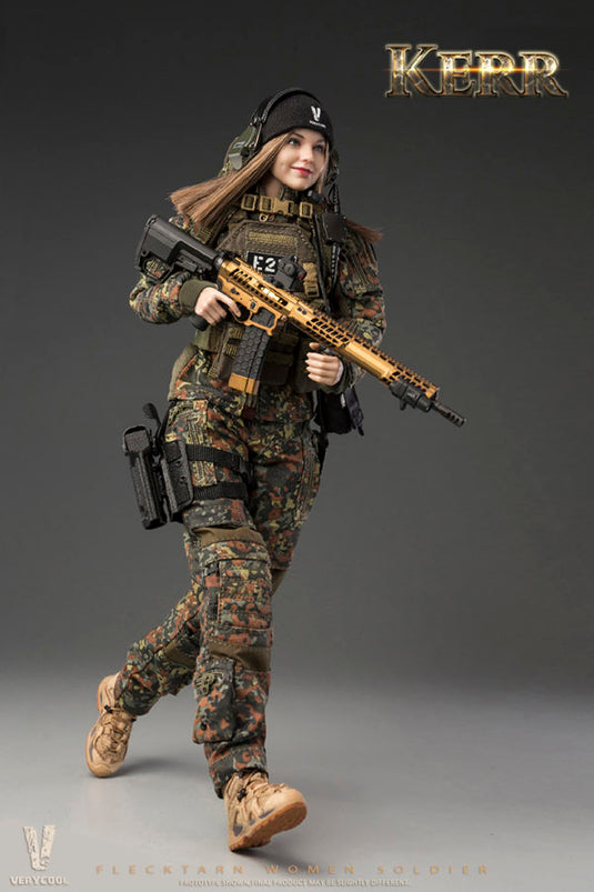 Very Cool - Flecktarn Women Soldier Kerr