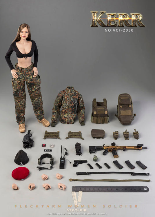 Very Cool - Flecktarn Women Soldier Kerr