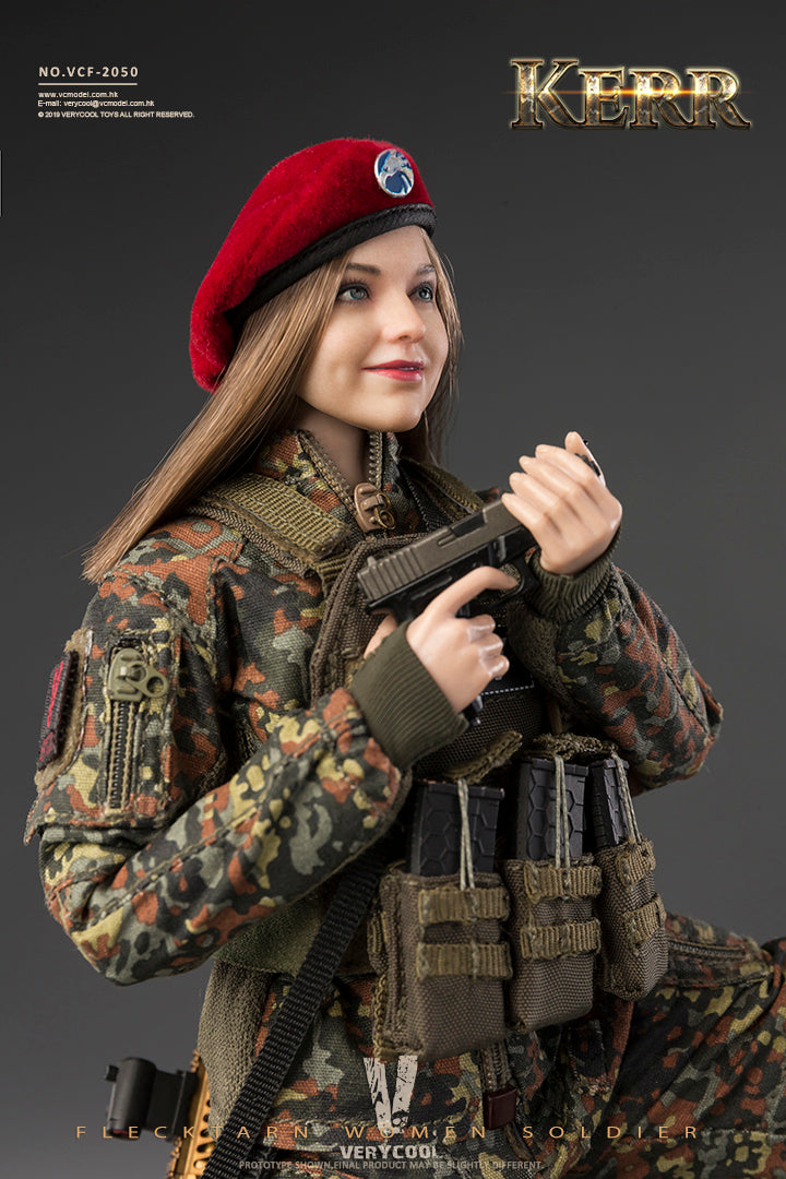 Load image into Gallery viewer, Very Cool - Flecktarn Women Soldier Kerr
