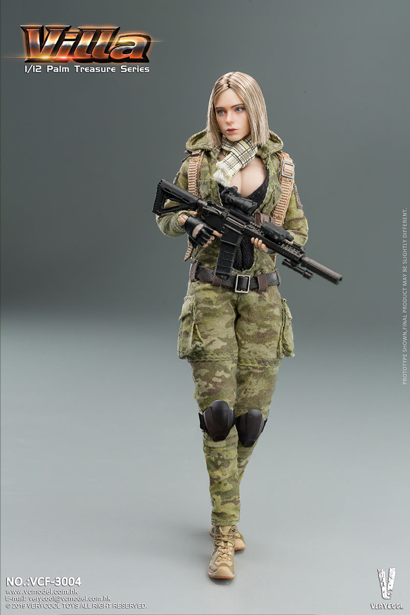 Load image into Gallery viewer, Very Cool - 1/12 Palm Treasure Series - MC Camouflage Women Soldier - Villa
