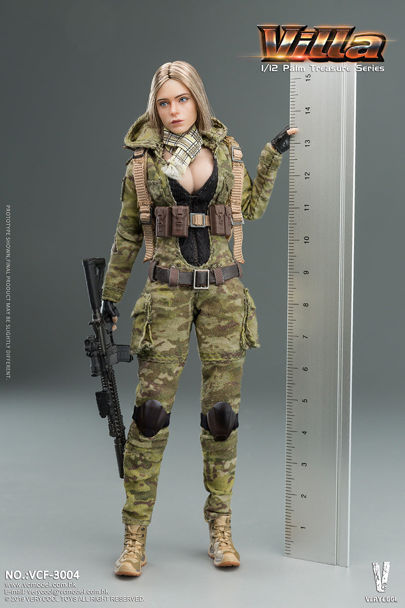 Load image into Gallery viewer, Very Cool - 1/12 Palm Treasure Series - MC Camouflage Women Soldier - Villa
