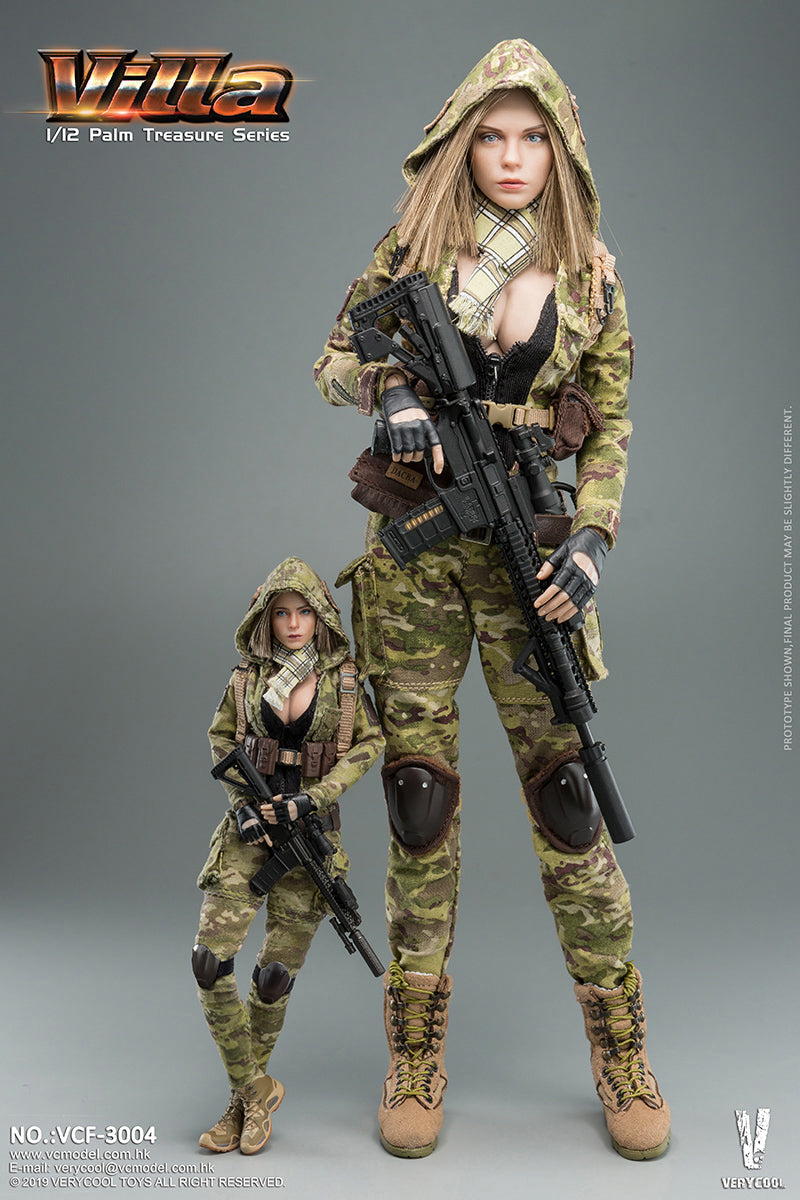 Load image into Gallery viewer, Very Cool - 1/12 Palm Treasure Series - MC Camouflage Women Soldier - Villa
