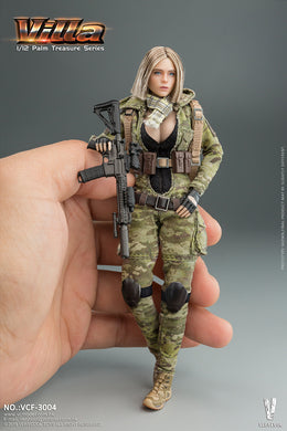 Very Cool - 1/12 Palm Treasure Series - MC Camouflage Women Soldier - Villa