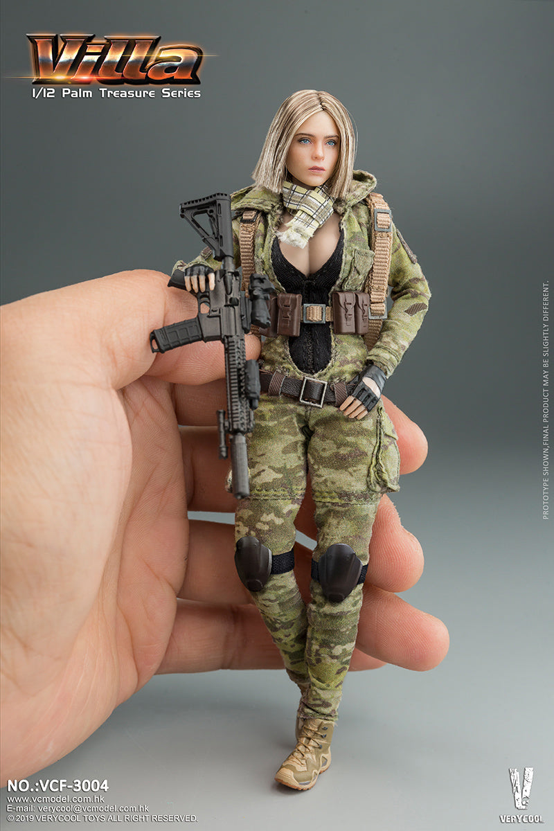 Load image into Gallery viewer, Very Cool - 1/12 Palm Treasure Series - MC Camouflage Women Soldier - Villa
