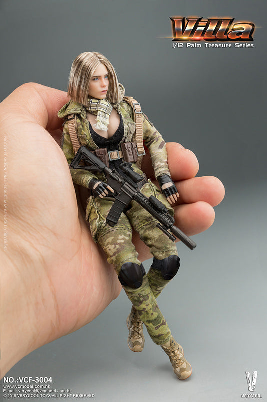 Very Cool - 1/12 Palm Treasure Series - MC Camouflage Women Soldier - Villa