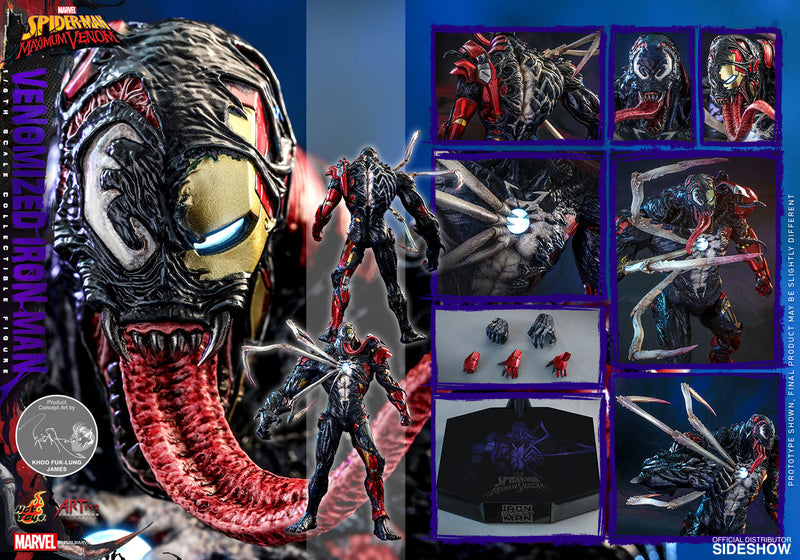 Load image into Gallery viewer, Hot Toys - Marvel&#39;s Spider-Man Maximum Venom - Venomized Iron Man
