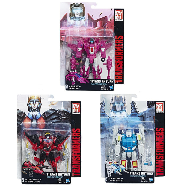 Load image into Gallery viewer, Transformers Generations Titans Return - Deluxe Wave 5 - Set of 3
