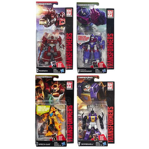Transformers Generations Combiner Wars Legends Wave 6 - Set of 4 (Shockwave, Warpath, Wreckgar, Bombshell)