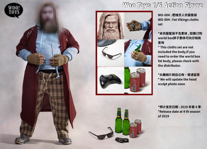 Load image into Gallery viewer, Woo! Toys - Fat Viking Action Figure

