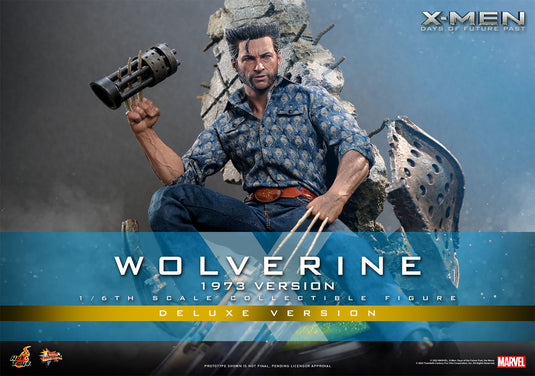 Hot Toys Statuetta Wolverine (Versione 1973) – X-Men: Giorni Di Un Futuro Passato – Versione Deluxe 1/6, 30 Cm
