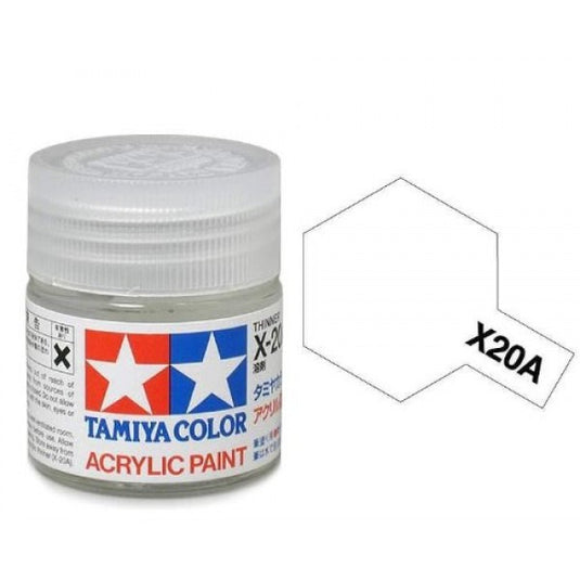 Tamiya - TAMX20A - X-20A - Acrylic Thinner 10ml