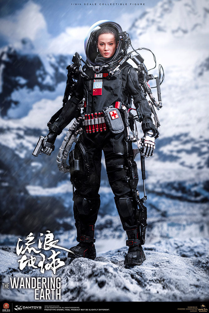 Load image into Gallery viewer, Dam Toys - The Wandering Earth: CN171-11 Rescue Unit Member Zhou Qian
