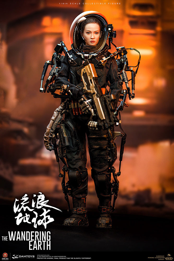 Load image into Gallery viewer, Dam Toys - The Wandering Earth: CN171-11 Rescue Unit Member Zhou Qian
