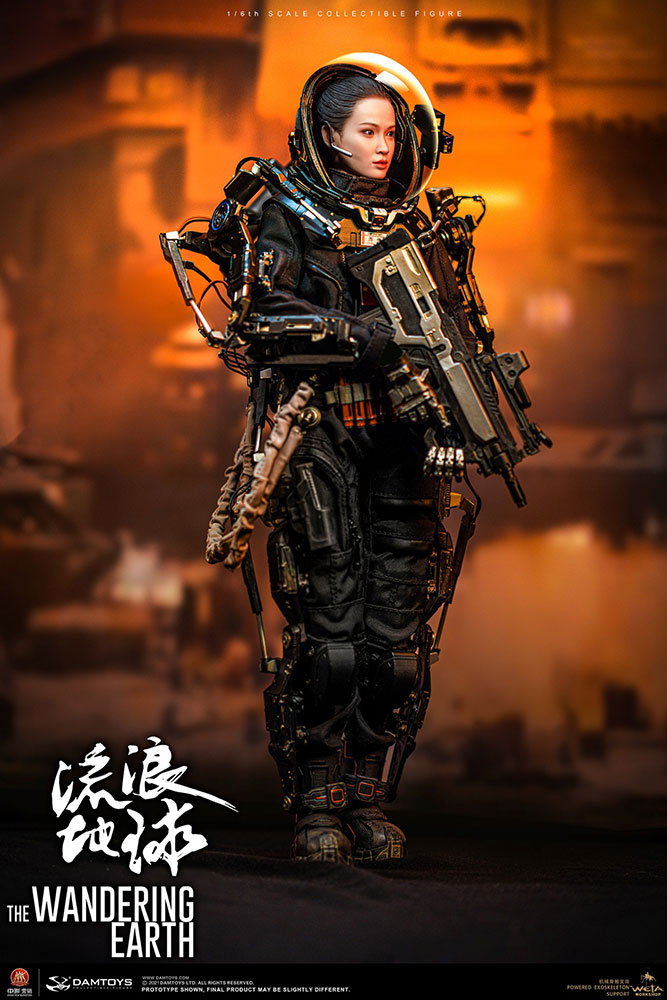 Load image into Gallery viewer, Dam Toys - The Wandering Earth: CN171-11 Rescue Unit Member Zhou Qian
