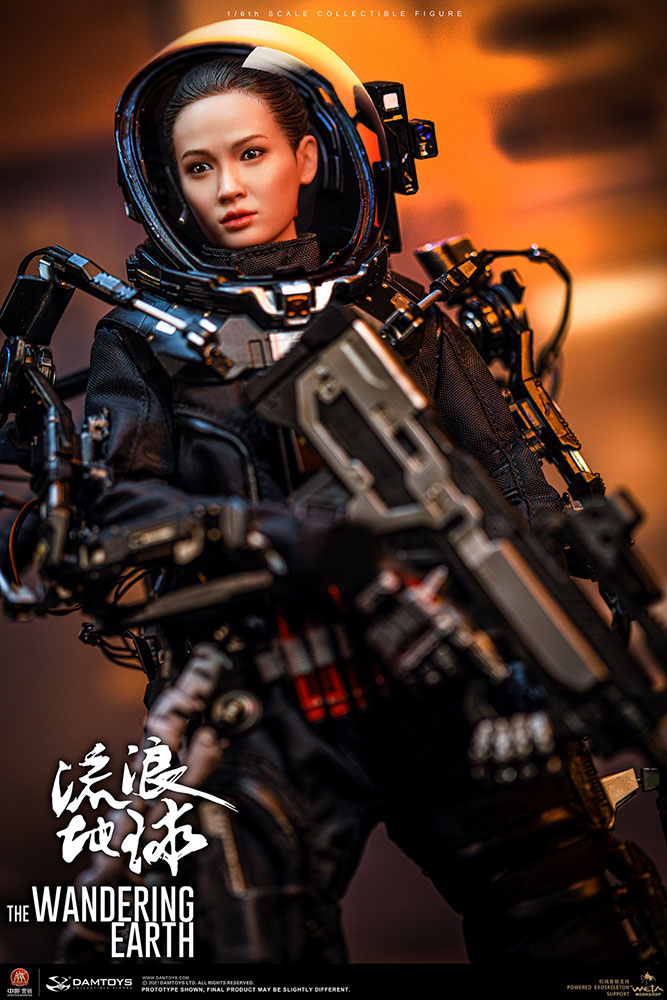 Load image into Gallery viewer, Dam Toys - The Wandering Earth: CN171-11 Rescue Unit Member Zhou Qian
