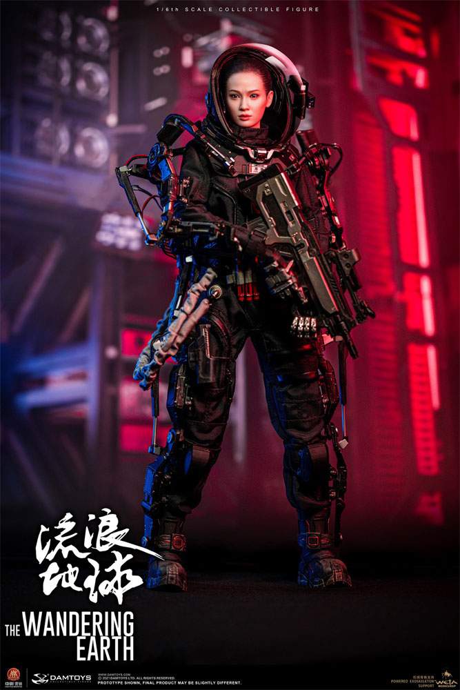 Load image into Gallery viewer, Dam Toys - The Wandering Earth: CN171-11 Rescue Unit Member Zhou Qian
