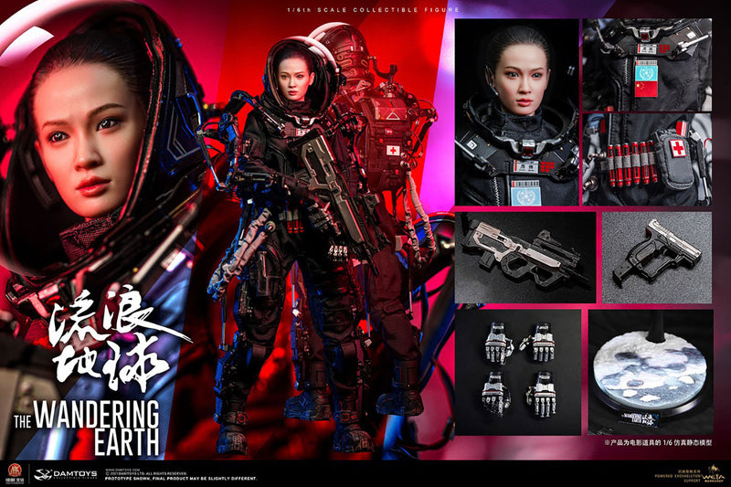 Load image into Gallery viewer, Dam Toys - The Wandering Earth: CN171-11 Rescue Unit Member Zhou Qian
